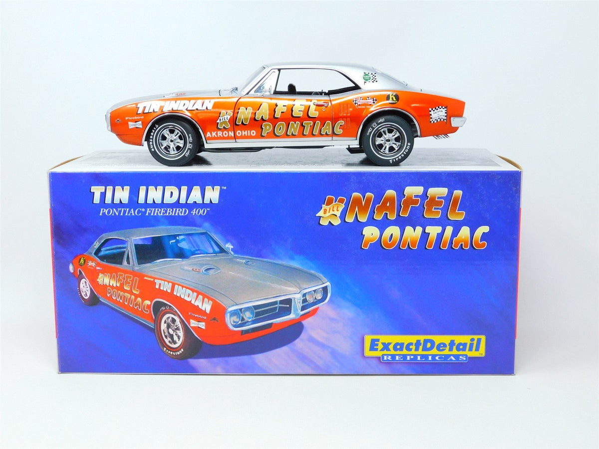 1:18 Scale ExactDetail 401 Bill Knafel&#39;s Tin Indian Pontiac Firebird 400 W/COA