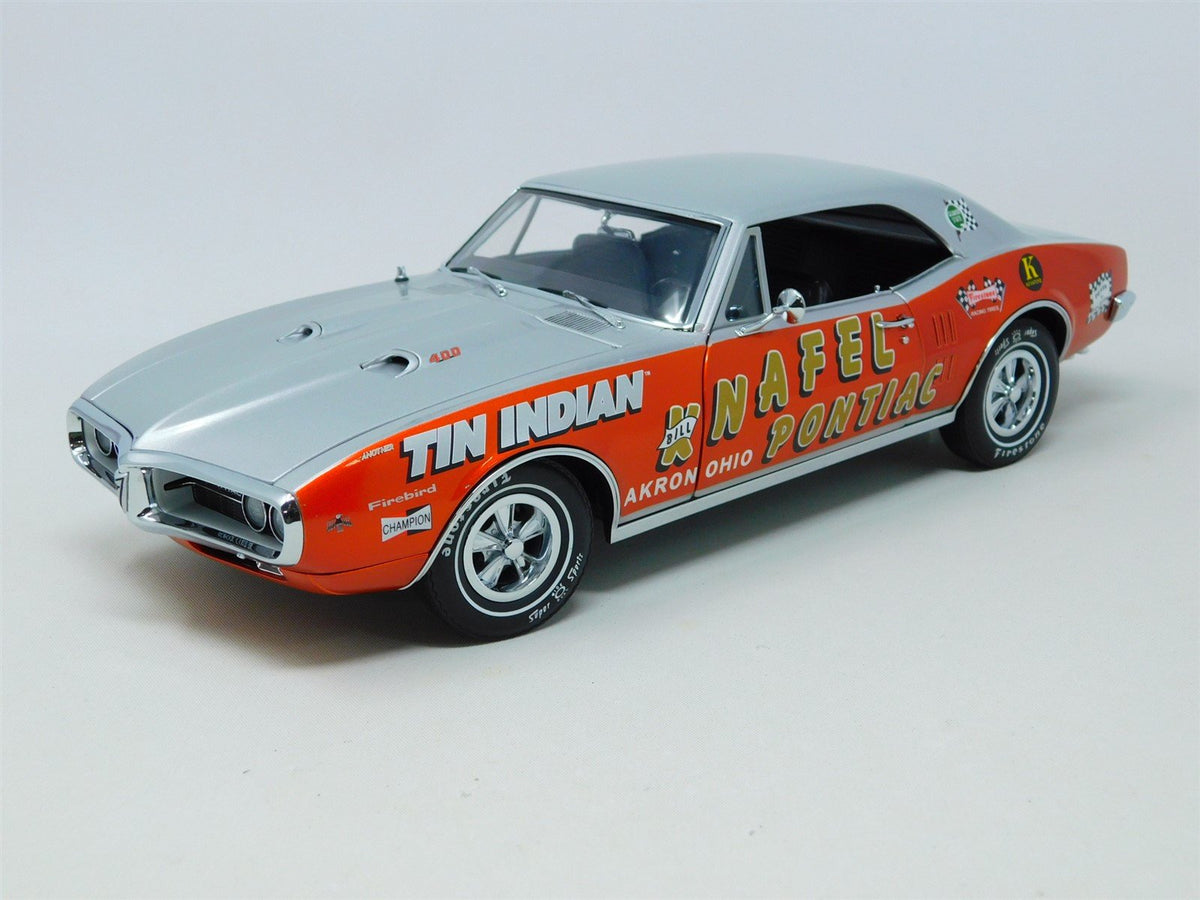 1:18 Scale ExactDetail 401 Bill Knafel&#39;s Tin Indian Pontiac Firebird 400 W/COA