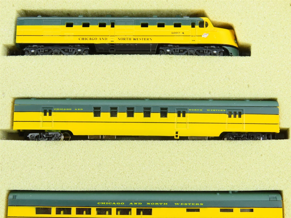 N Scale Con-Cor Special Premiere CNW &quot;The 400&quot; ALCO DL-109 Diesel Passenger Set