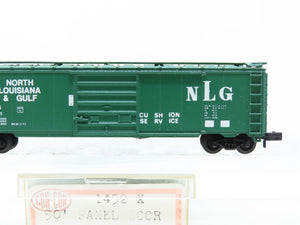 N Scale Con-Cor 1452-X NLG North Louisiana & Gulf 50' Panel Box Car #5001