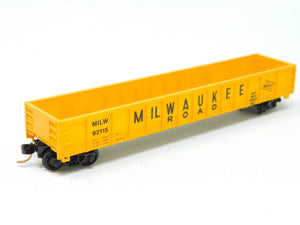 N Scale Roundhouse 8406 MILW Milwaukee Road Open Gondola #92115