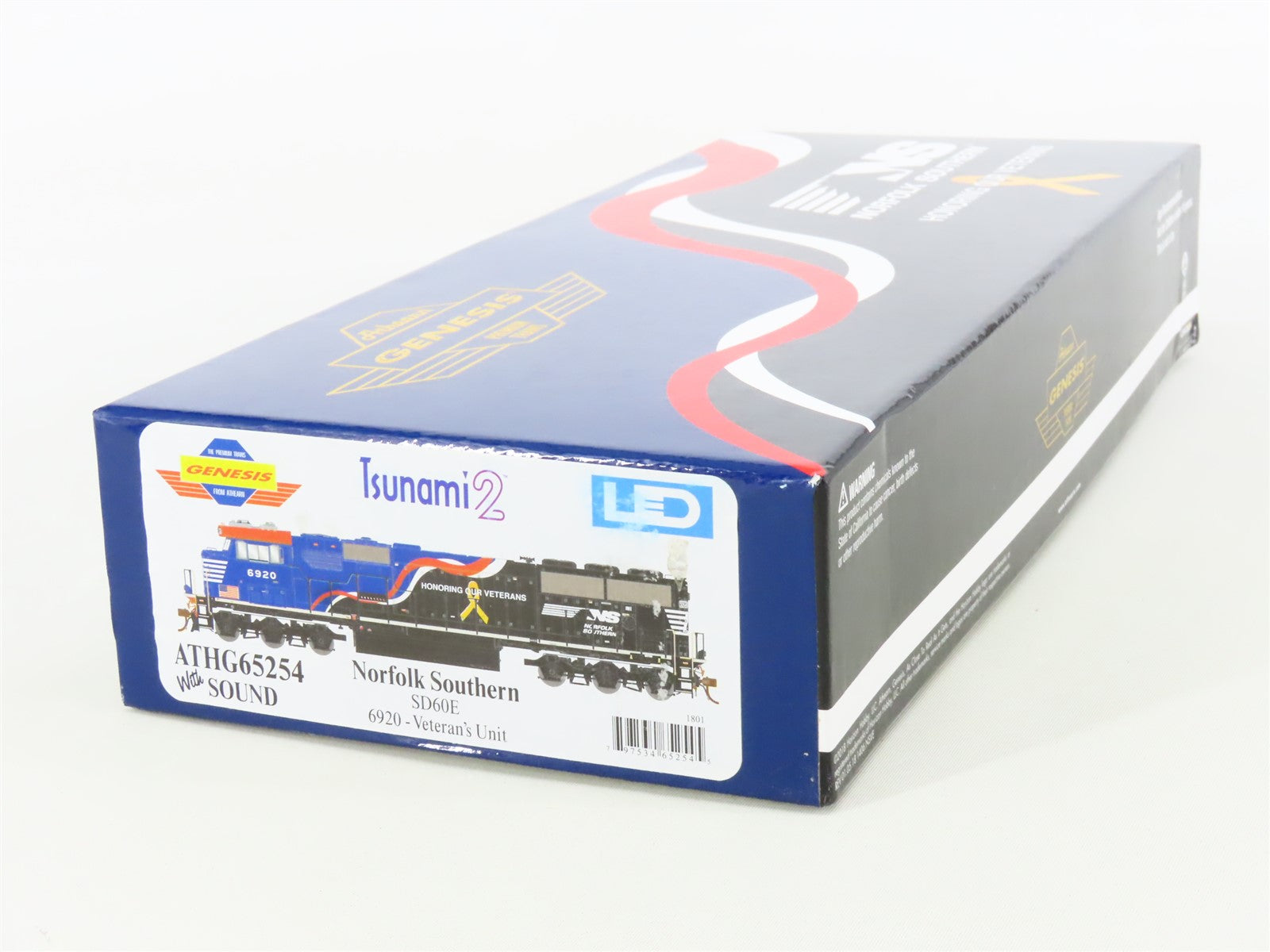 HO Athearn Genesis ATHG65254 NS Veteran's Unit SD60E Diesel #6920 w/DCC & Sound