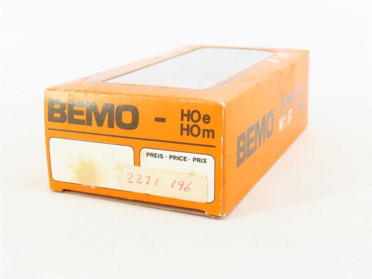 HOm Scale Bemo 2271-196 RhB Rhaetian Railway Box Car #9096