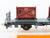 HOm Scale Bemo 2258 RhB Rhaetian Railway Flat Car #7357 w/Container Load