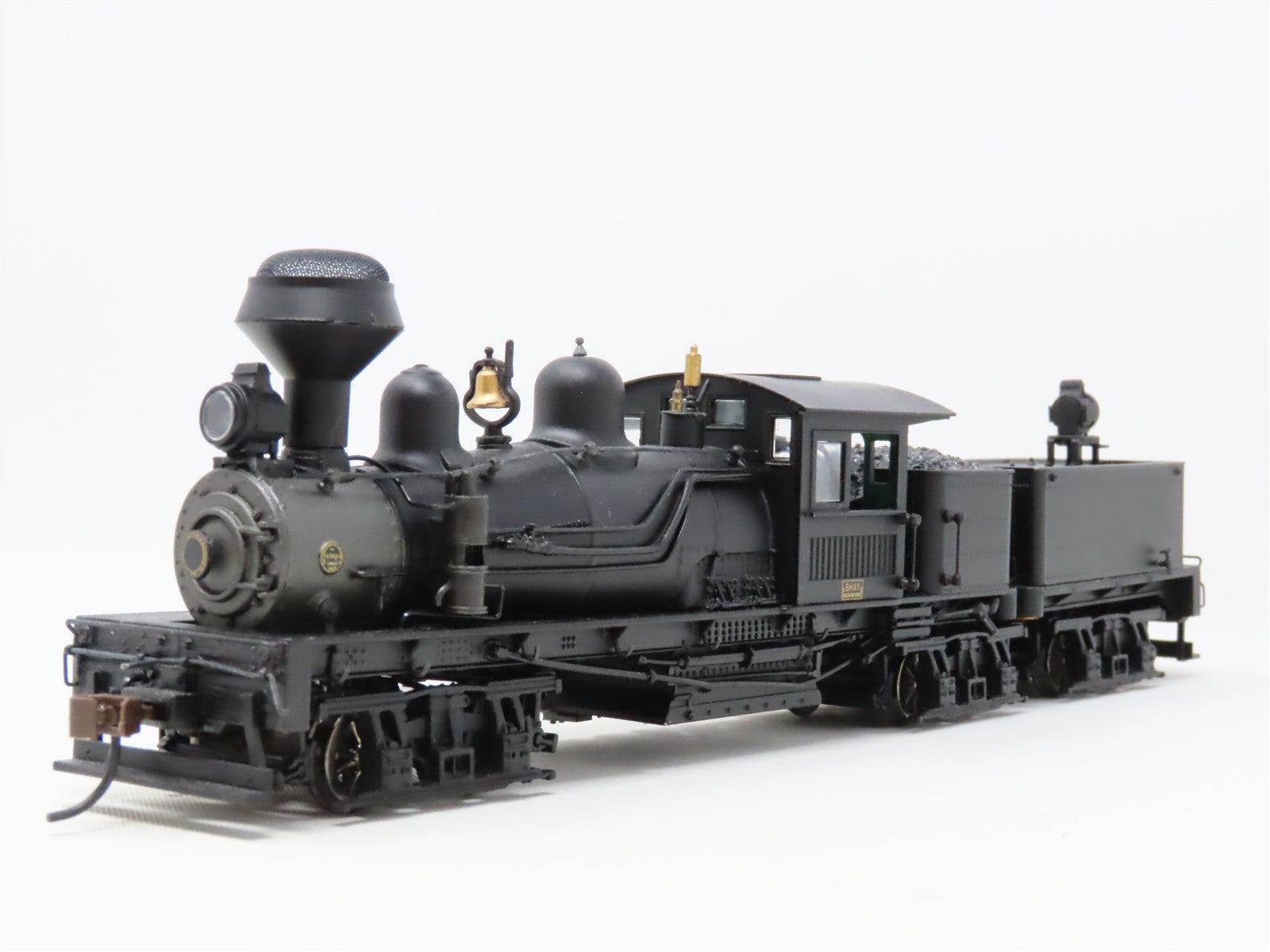 HO Scale Bachmann 81901 Painted Unlettered 80-Ton Shay Steam Locomotive