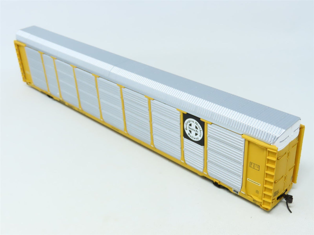 HO Walthers Gold Line 932-24874 BNSF (B&amp;W Logo) 89&#39; Tri-Level Auto Carrier 2-Pk