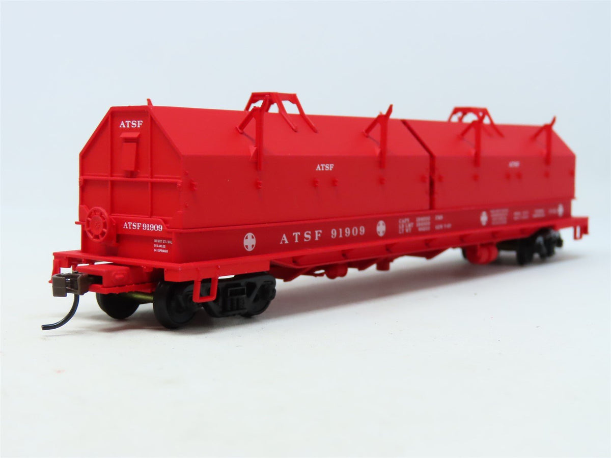 HO Scale Walthers #932-23821 ATSF Santa Fe Cushion Coil Cars 2-Pack