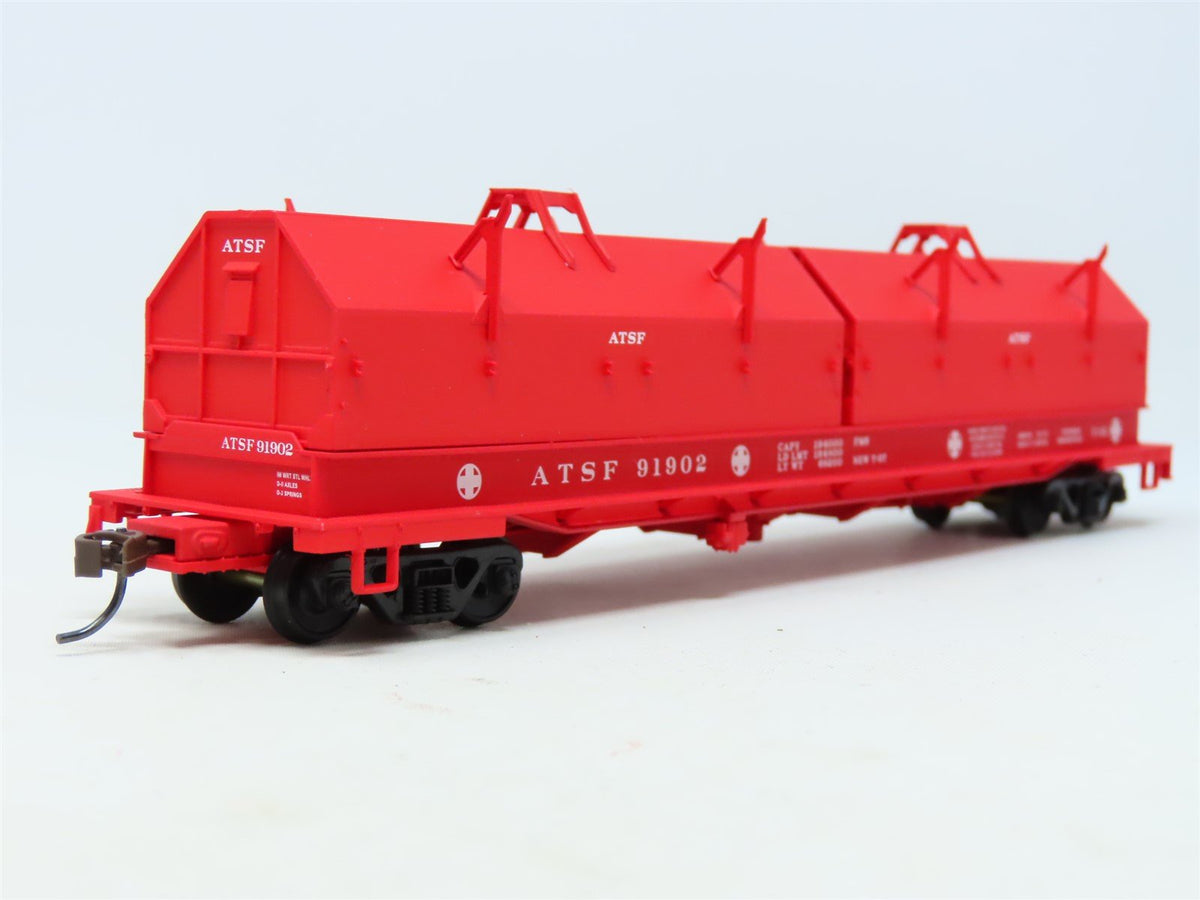 HO Scale Walthers #932-23821 ATSF Santa Fe Cushion Coil Cars 2-Pack