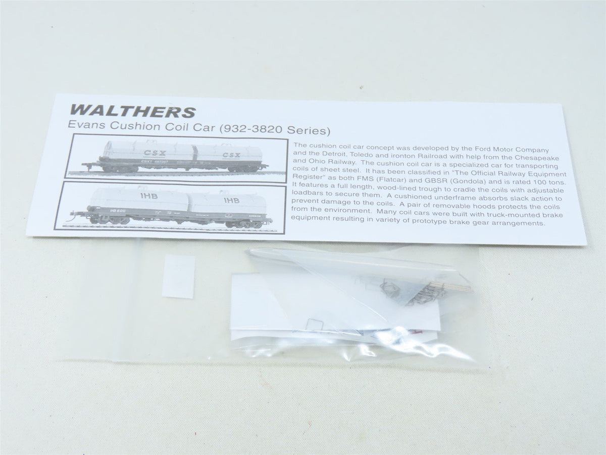 HO Scale Walthers #932-23821 ATSF Santa Fe Cushion Coil Cars 2-Pack