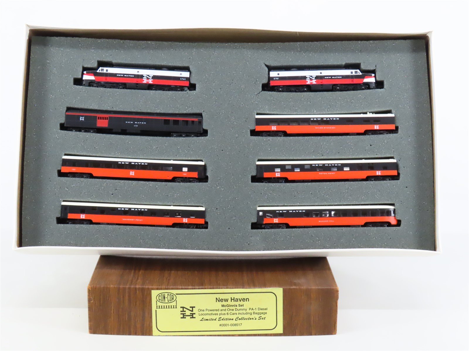 N Con-Cor Limited Edition 8517 NH New Haven "McGinnis" PA1 Diesel Passenger Set