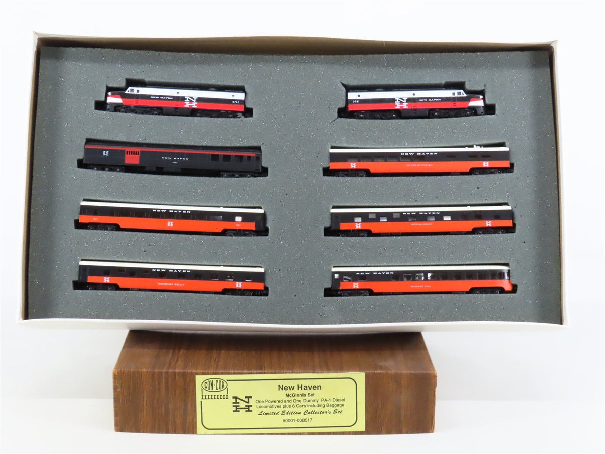 N Con-Cor Limited Edition 8517 NH New Haven &quot;McGinnis&quot; PA1 Diesel Passenger Set