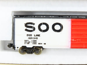 N Scale Con-Cor 1452 SOO Line Single Door Box Car #165310