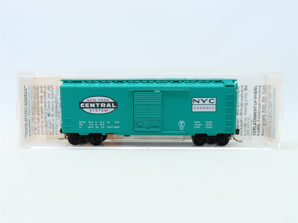 N Micro-Trains MTL Lowell Smith 6464-900 NYC New York Central Boxcar #6464900