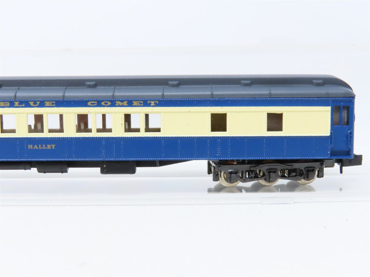 N Scale Rivarossi CNJ &#39;The Blue Comet&#39; Coach Passenger Car &quot;Halley&quot;