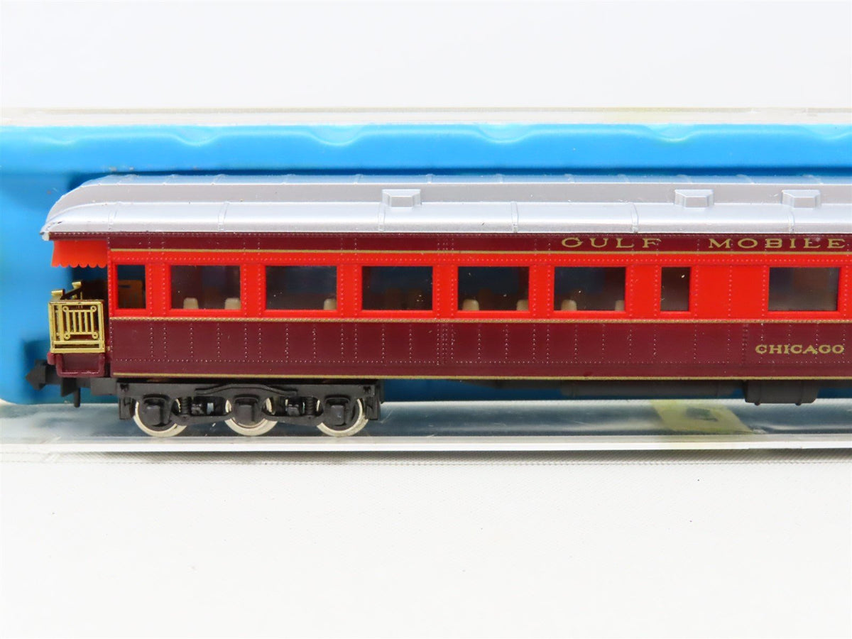 N Scale Rivarossi 9687 GM&amp;O Gulf Mobile &amp; Ohio Observation Passenger &quot;Chicago&quot;