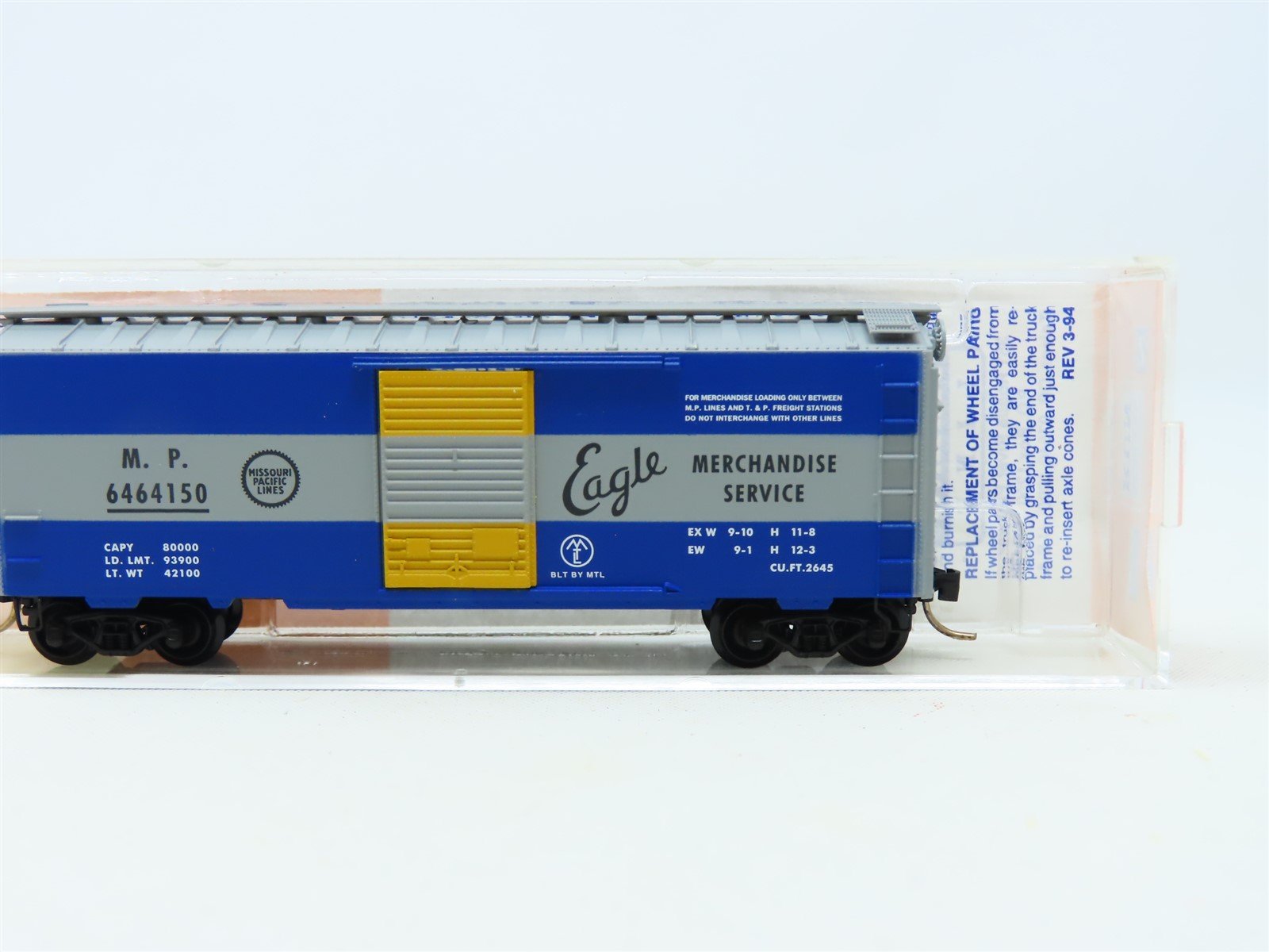 N Scale Micro-Trains MTL Lowell Smith 6464-150X MP 