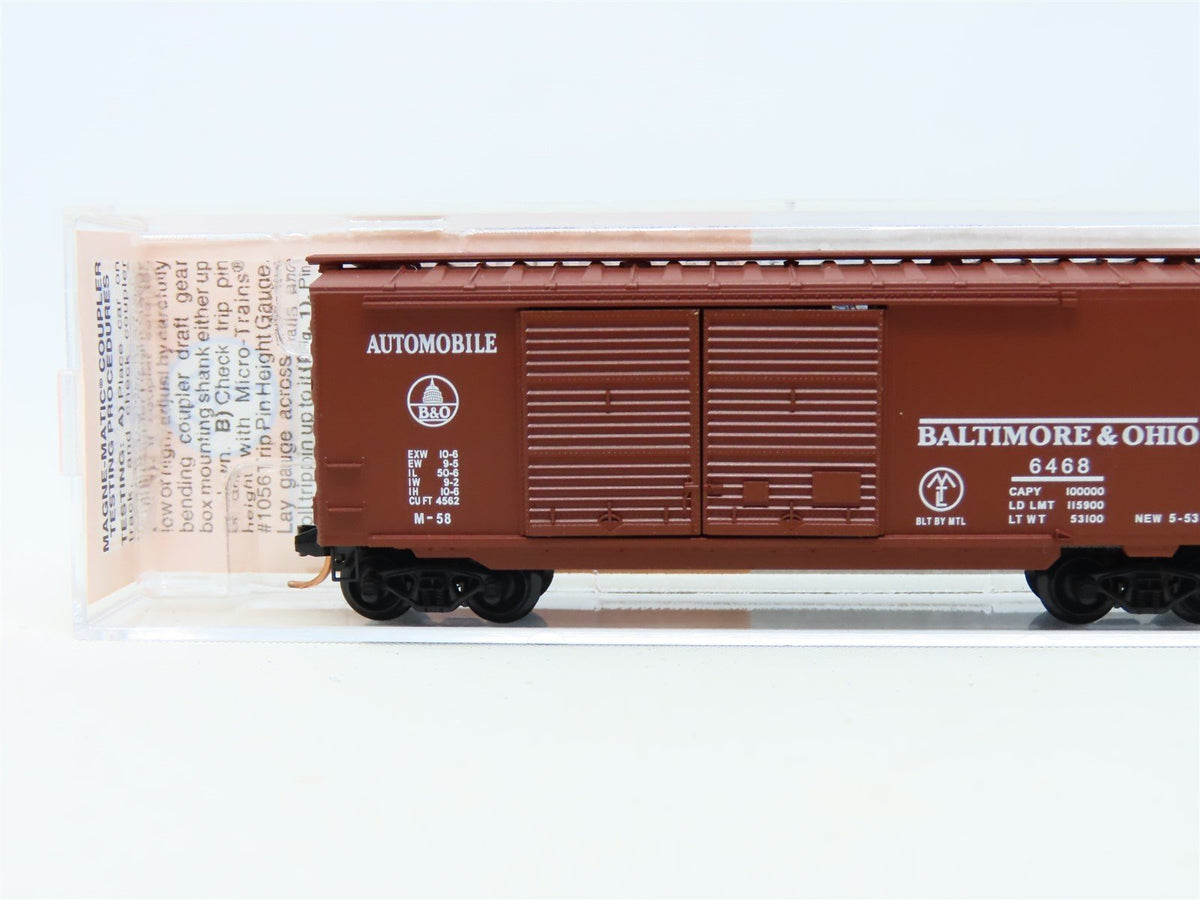 N Scale Micro-Trains MTL NSC 04-97A Lowell Smith 6468X B&amp;O Baltimore Ohio Boxcar