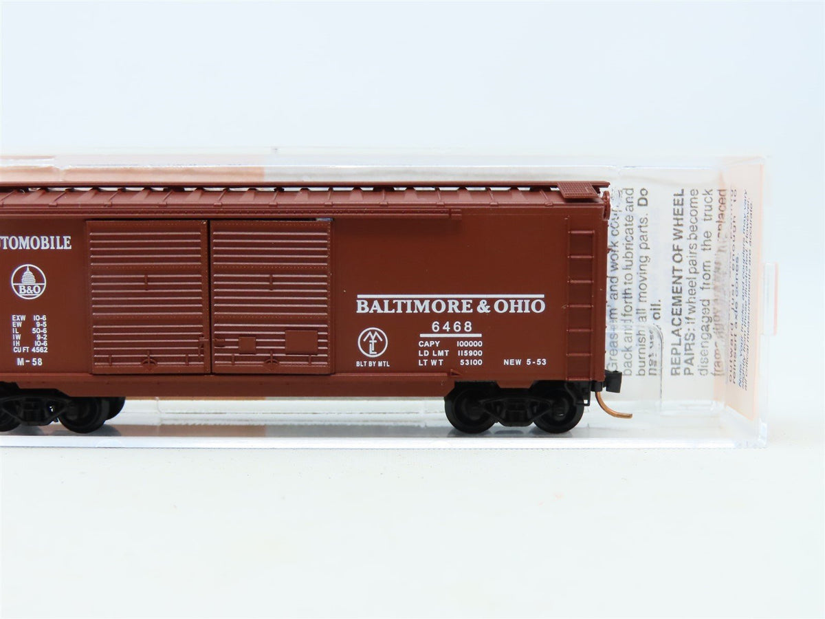 N Scale Micro-Trains MTL NSC 04-97A Lowell Smith 6468X B&amp;O Baltimore Ohio Boxcar