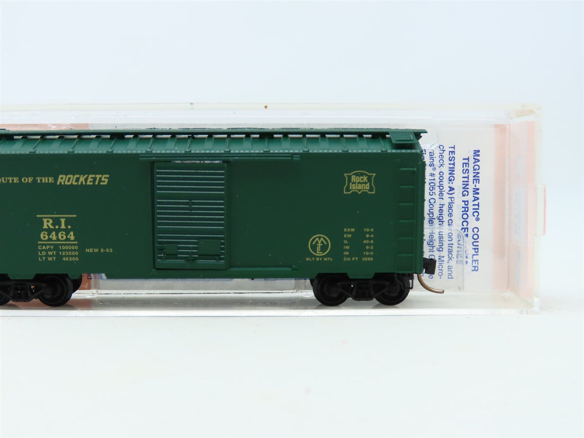 N Micro-Trains MTL Lowell Smith 6464-75 RI Route Of The Rockets Boxcar #6464