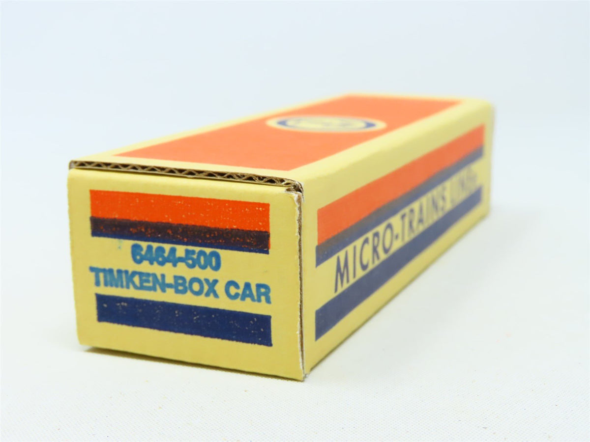 N Micro-Trains MTL Lowell Smith 6464-500 TRB Timken &quot;Roller Freight&quot; Boxcar