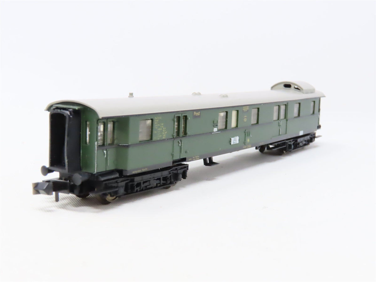 N Minitrix 51317200 DRG Express Train Post Baggage Passenger #100030 Lighted