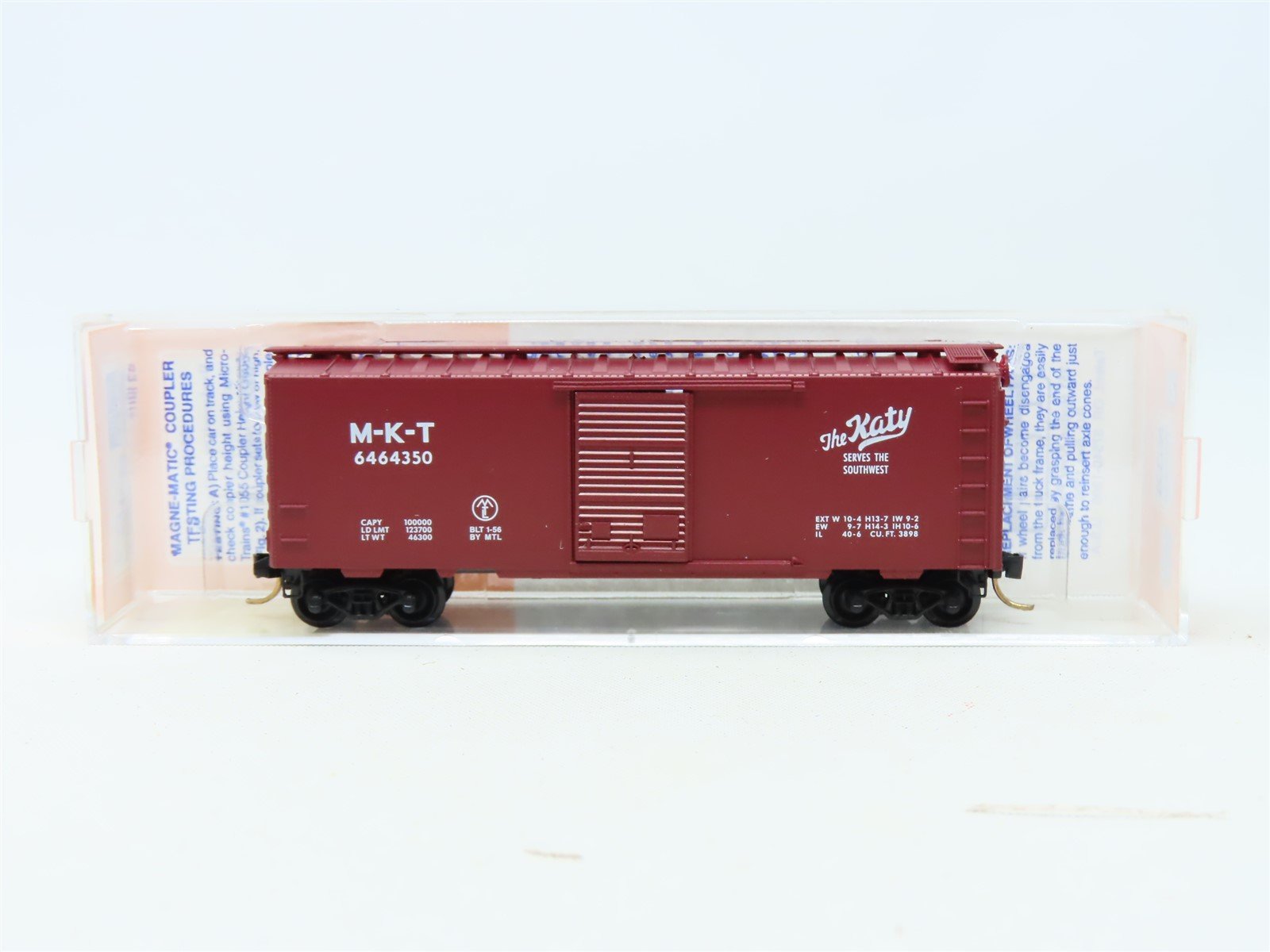 N Scale Micro-Trains MTL Lowell Smith 6464-350 MKT "Katy" Boxcar #6464350