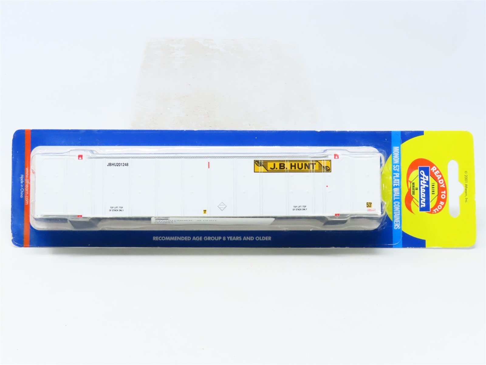 HO Scale Athearn #2651 JBHU J.B. Hunt/MONON 53' Plate Wall Container - SEALED