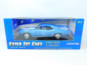 1:18 Scale ERTL American Muscle Limited Edition 29150P 1969 Z/28 Camaro