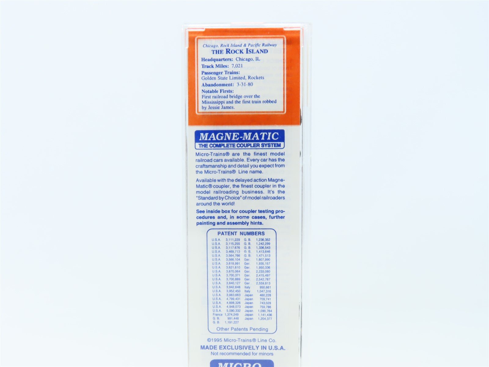 N Micro-Trains MTL Lowell Smith 6464-175 RI Route Of The Rockets Boxcar #6464