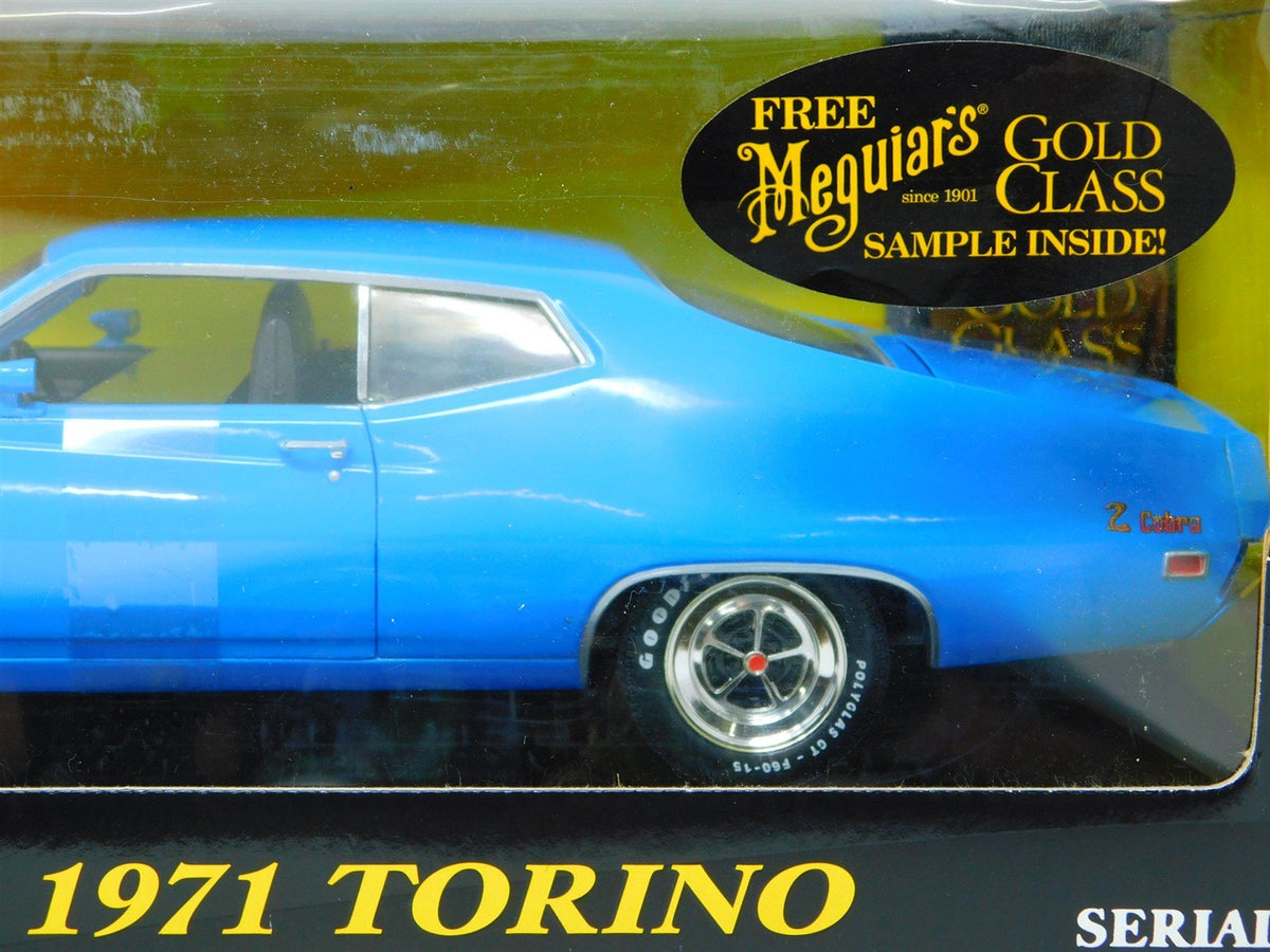 1:18 Scale ERTL American Muscle 10 YR Limited Edition 36512 1971 Torino Cobra