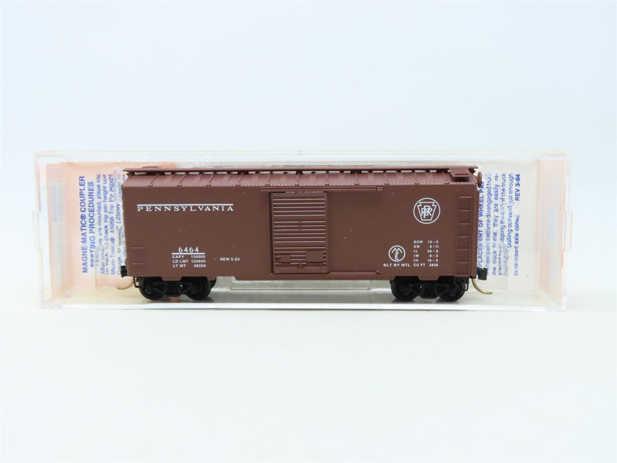 N Scale Micro-Trains MTL Lowell Smith 6464-200 PRR Pennsylvania Boxcar #6464