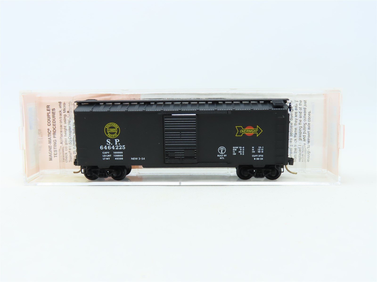 N Scale Micro-Trains MTL Lowell Smith 6464-225 SP Overnight Boxcar #6464225