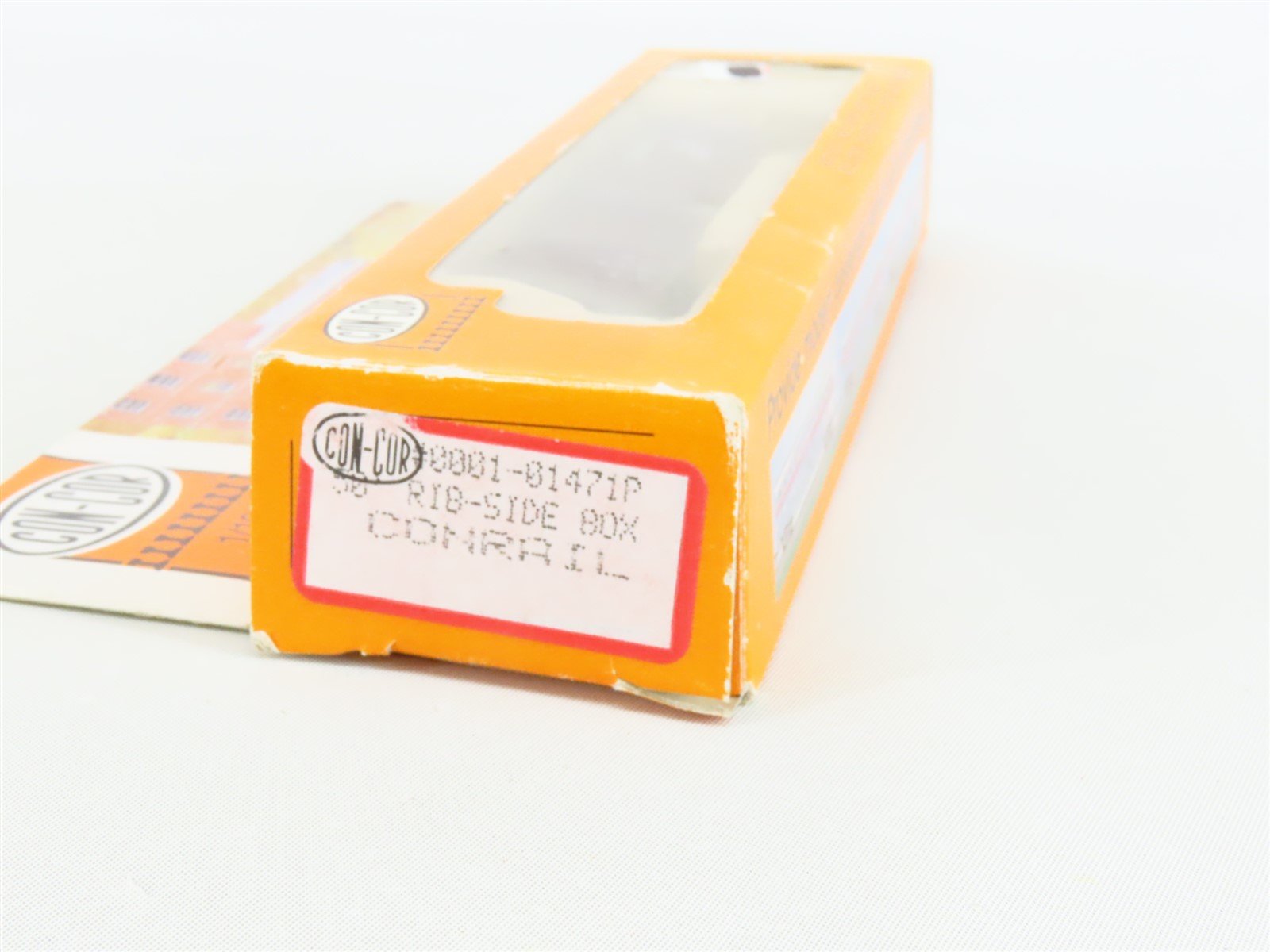 N Scale Con-Cor 0001-01471P CR Conrail 50' Rib Side Box Car #361670