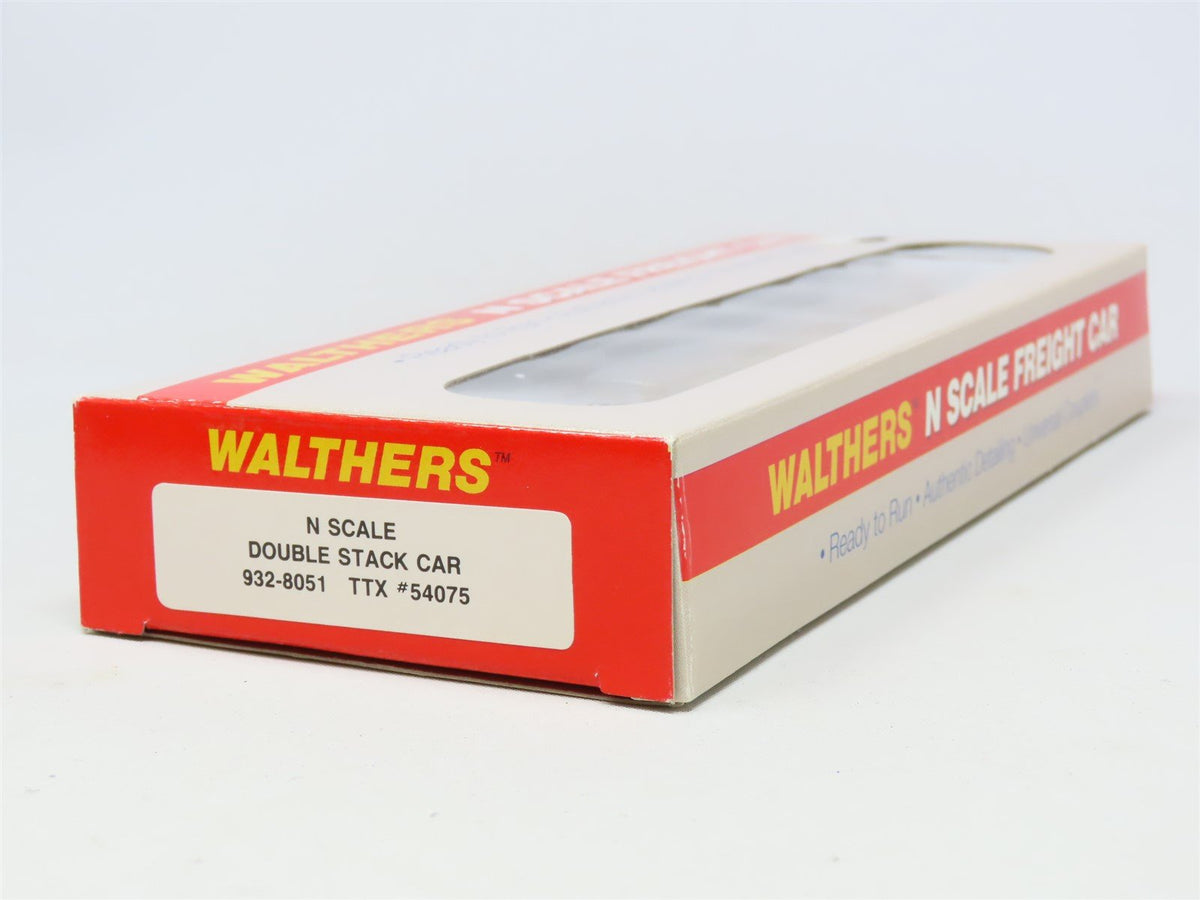 N Scale Walthers 932-8051 OTTX Trailer Train Double Stack Well Car #54075