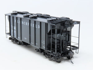 HO Scale Kadee #8310 CRR Clinchfield 2-Bay Covered Hopper #60133