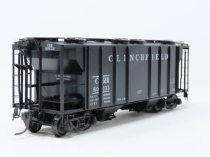 HO Scale Kadee #8310 CRR Clinchfield 2-Bay Covered Hopper #60133