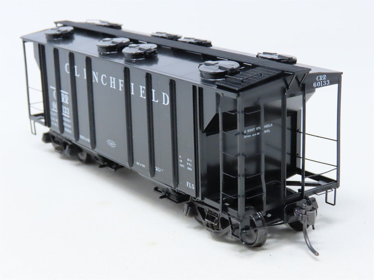 HO Scale Kadee #8310 CRR Clinchfield 2-Bay Covered Hopper #60133