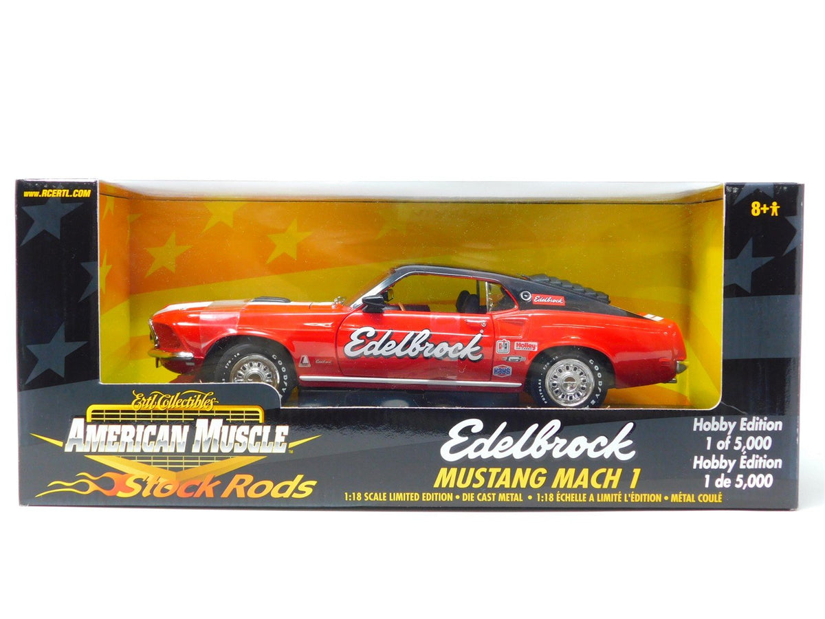 1:18 Scale ERTL American Muscle Hobby Edition 36896 Edelbrock Mustang Mach 1