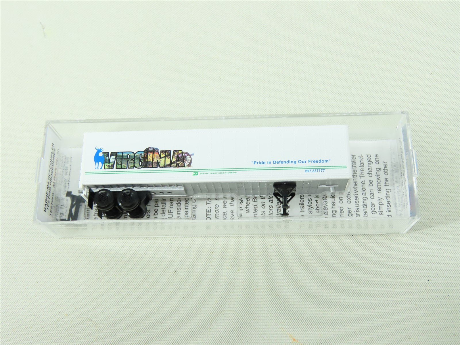 N Micro-Trains MTL NSC 04-77 Special Run "City Scapes" Trailer #3 "Virginia"