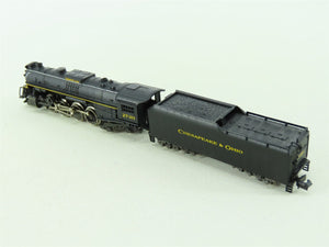 N Scale Rivarossi 9293 C&O Chesapeake & Ohio 2-8-4 Berkshire Steam #2730