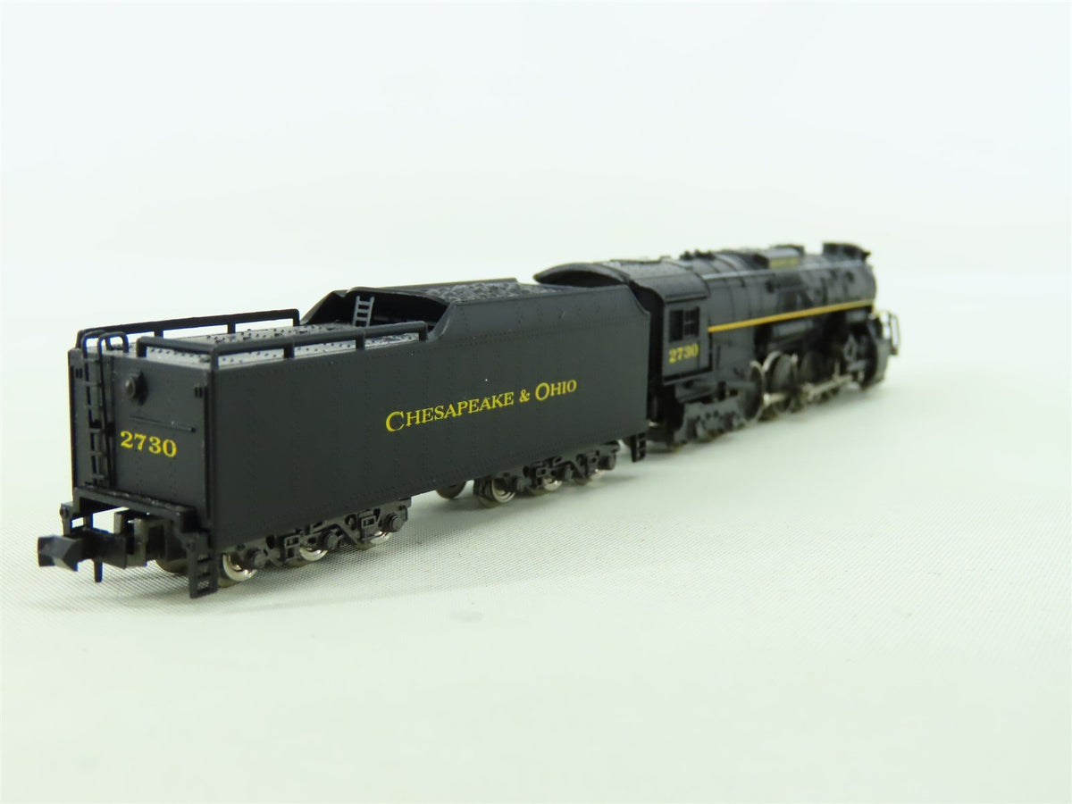 N Scale Rivarossi 9293 C&amp;O Chesapeake &amp; Ohio 2-8-4 Berkshire Steam #2730