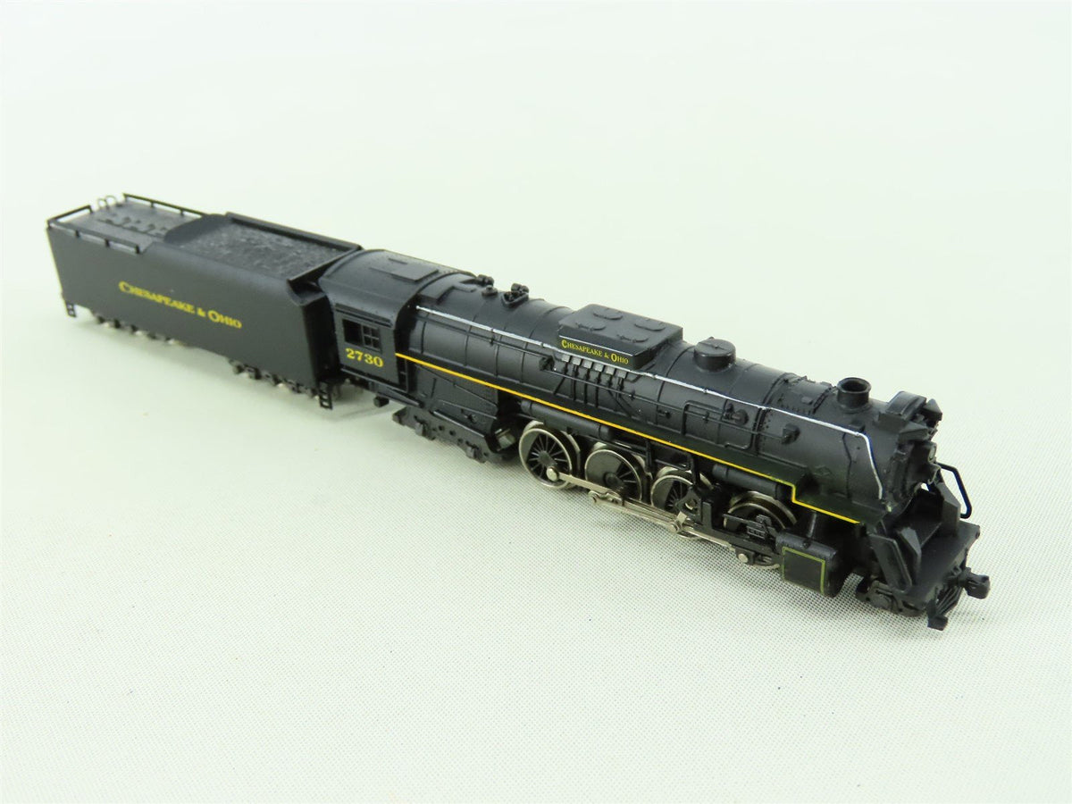 N Scale Rivarossi 9293 C&amp;O Chesapeake &amp; Ohio 2-8-4 Berkshire Steam #2730