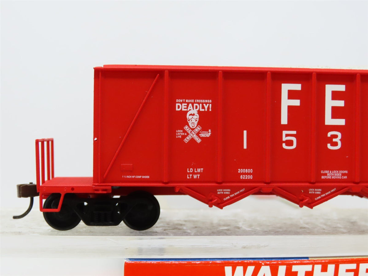 HO Walthers 932-7053 FEC Florida East Coast 40&#39; Ortner 3-Bay Aggregate Car 15380