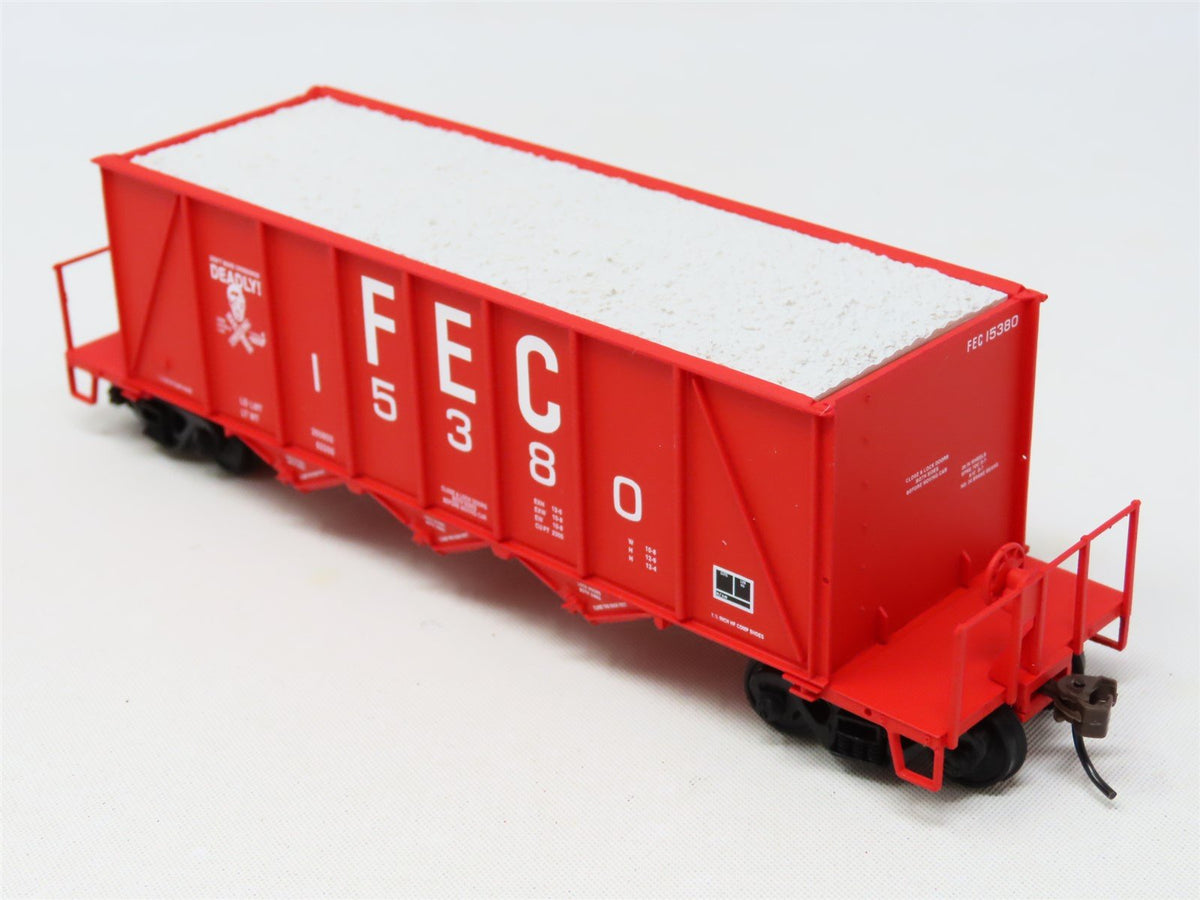 HO Walthers 932-7053 FEC Florida East Coast 40&#39; Ortner 3-Bay Aggregate Car 15380