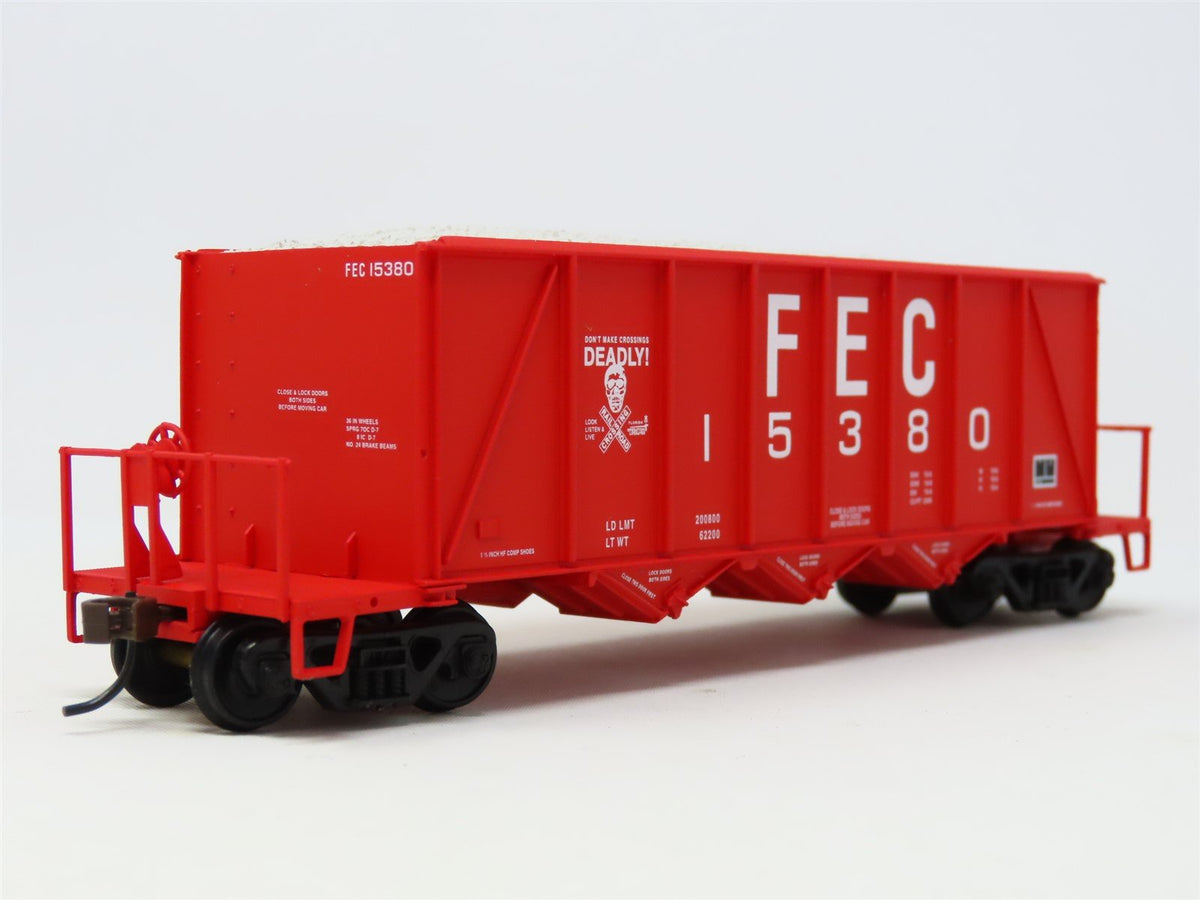 HO Walthers 932-7053 FEC Florida East Coast 40&#39; Ortner 3-Bay Aggregate Car 15380