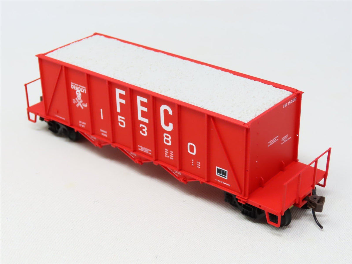 HO Walthers 932-7053 FEC Florida East Coast 40&#39; Ortner 3-Bay Aggregate Car 15380