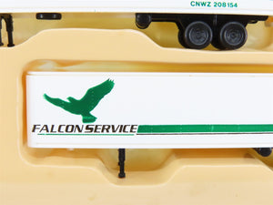 N Scale Con-Cor 0004-006103 North Western Falcon Service Box Trailer 3-Pack