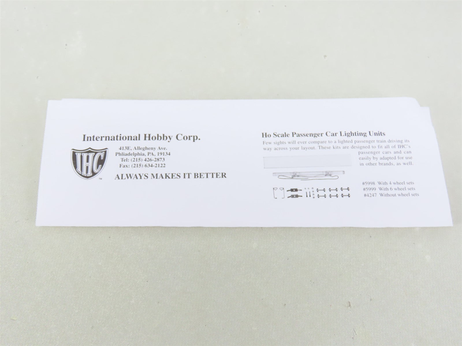HO Scale IHC 47986 PC Penn Central P-S Corrugated-Side Sleeper Passenger #4202