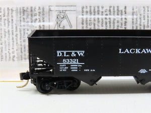 N Scale Micro-Trains MTL 55130 DL&W Lackawanna 33' 2-Bay Hopper #83321