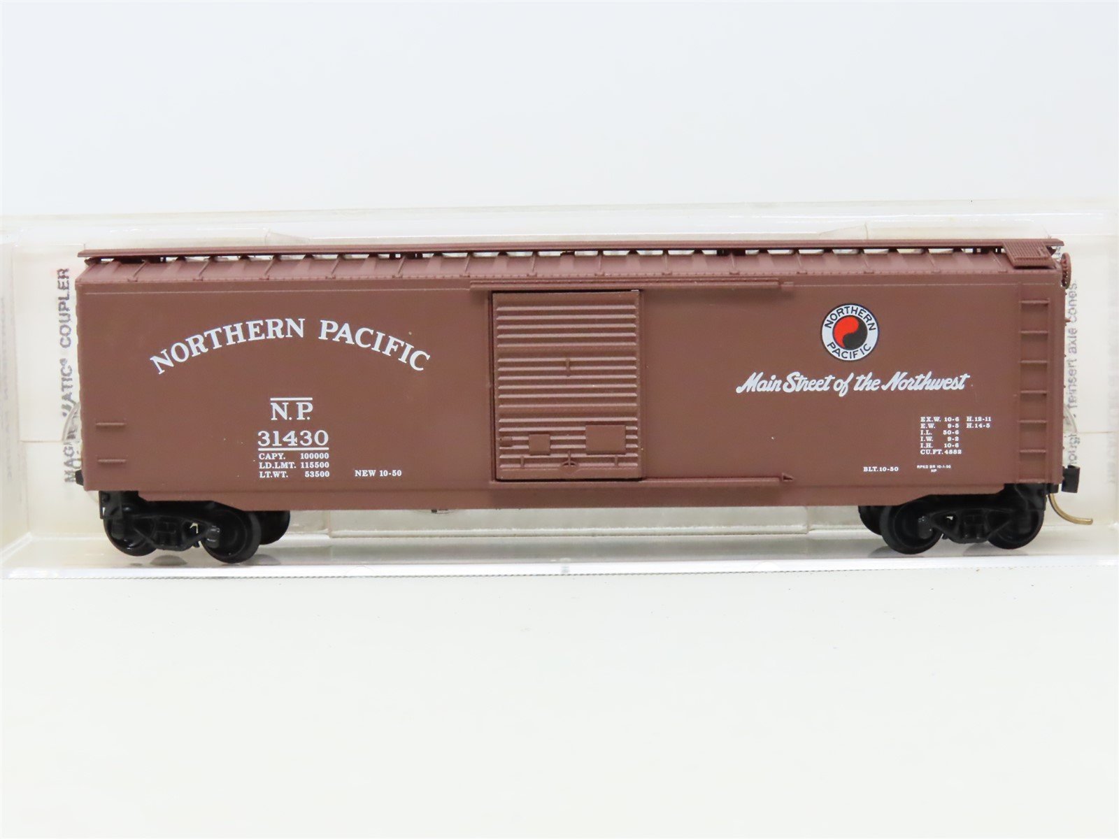 N Micro-Trains MTL 31060 NP Northern Pacific 50' Single Door Box Car #31430